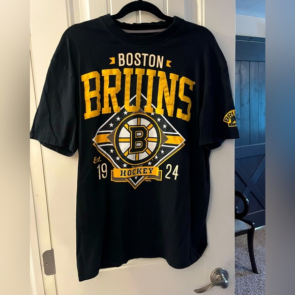 Boston Bruins Black Big Time NHL T-Shirt, size XL - Picture 1 of 8